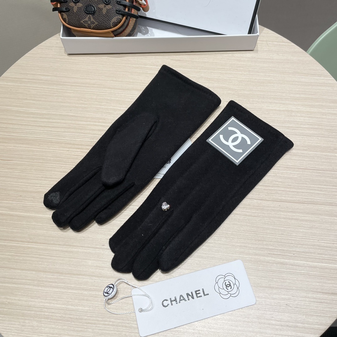 Cheap New Arrivals Chanel Gloves in 218600, $45 USD- [IB218600] - Replica Gloves
