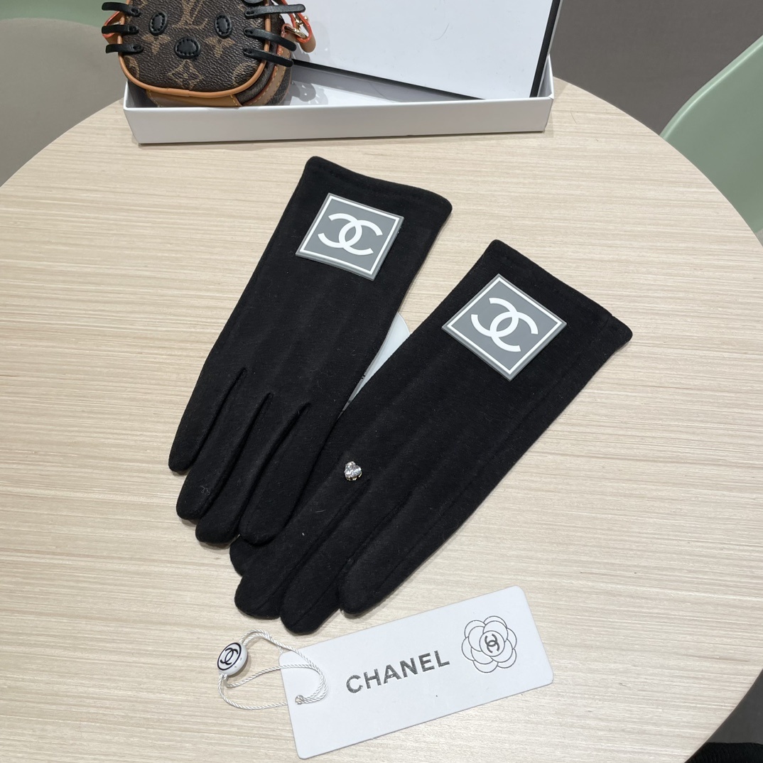 Cheap New Arrivals Chanel Gloves in 218600, $45 USD- [IB218600] - Replica Gloves