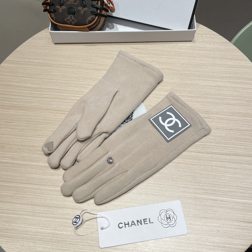 Cheap New Arrivals Chanel Gloves in 218601, $45 USD- [IB218601] - Replica Gloves