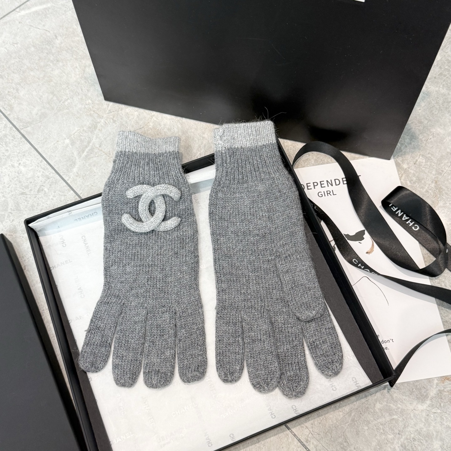 Cheap New Arrivals Chanel Gloves in 218604, $40 USD- [IB218604] - Replica Gloves