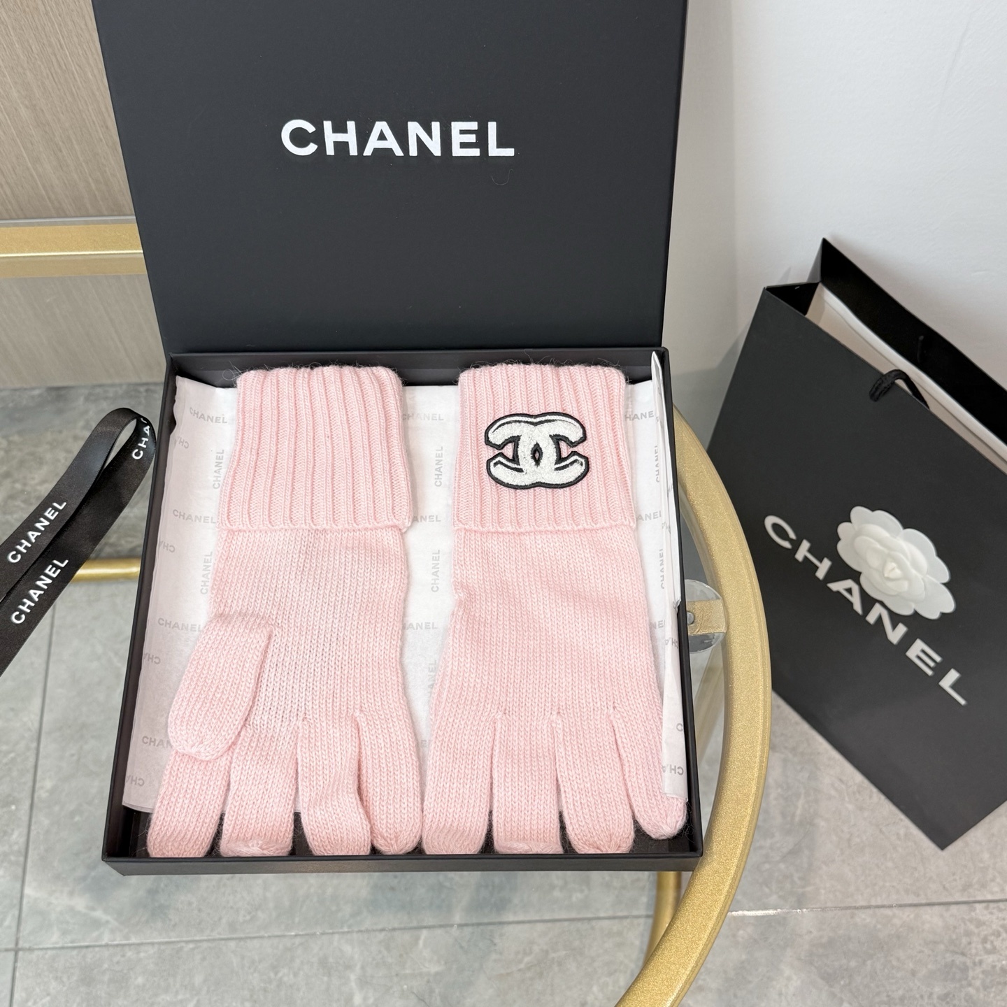 Cheap New Arrivals Chanel Gloves in 218607, $40 USD- [IB218607] - Replica Gloves