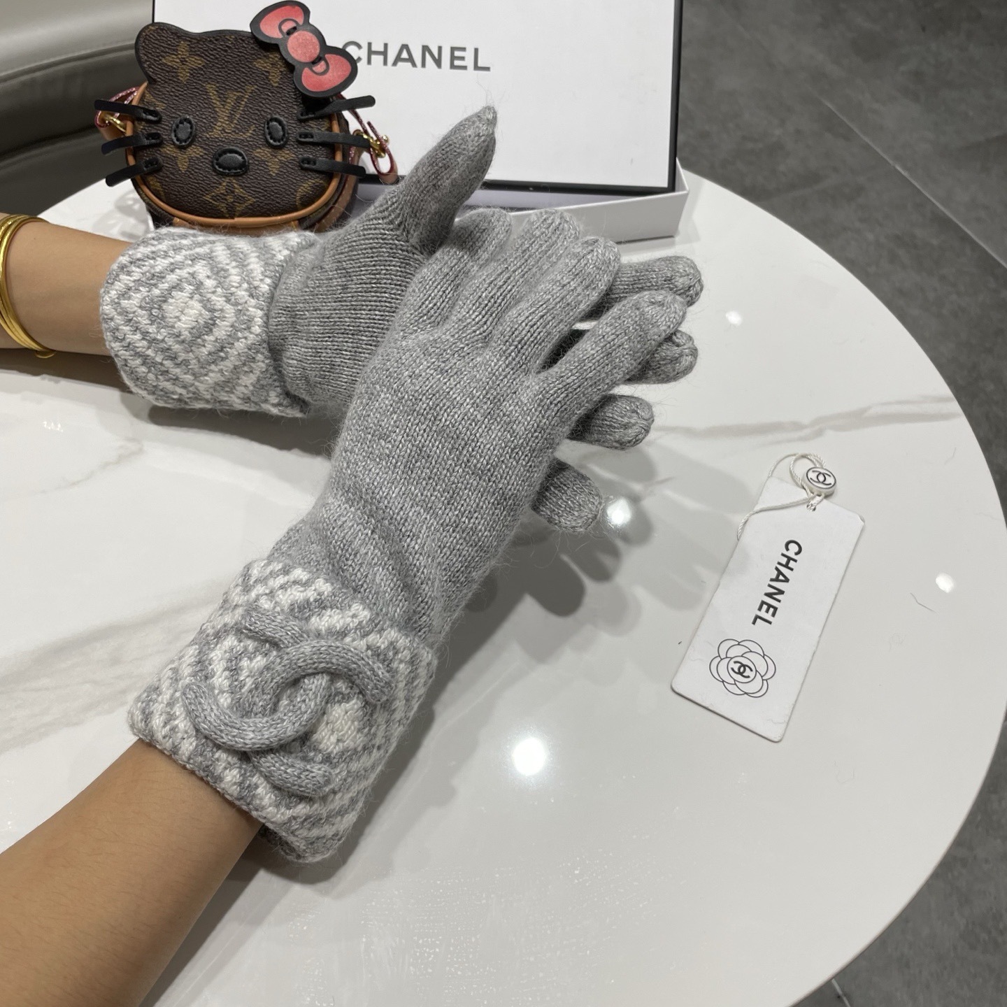Cheap New Arrivals Chanel Gloves in 218612, $40 USD- [IB218612] - Replica Gloves