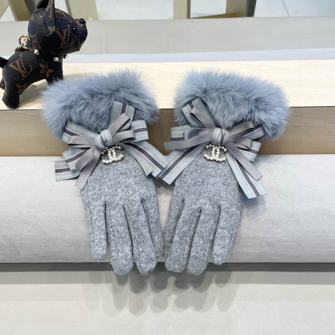 Cheap New Arrivals Chanel Gloves in 218618, $45 USD- [IB218618] - Replica Gloves