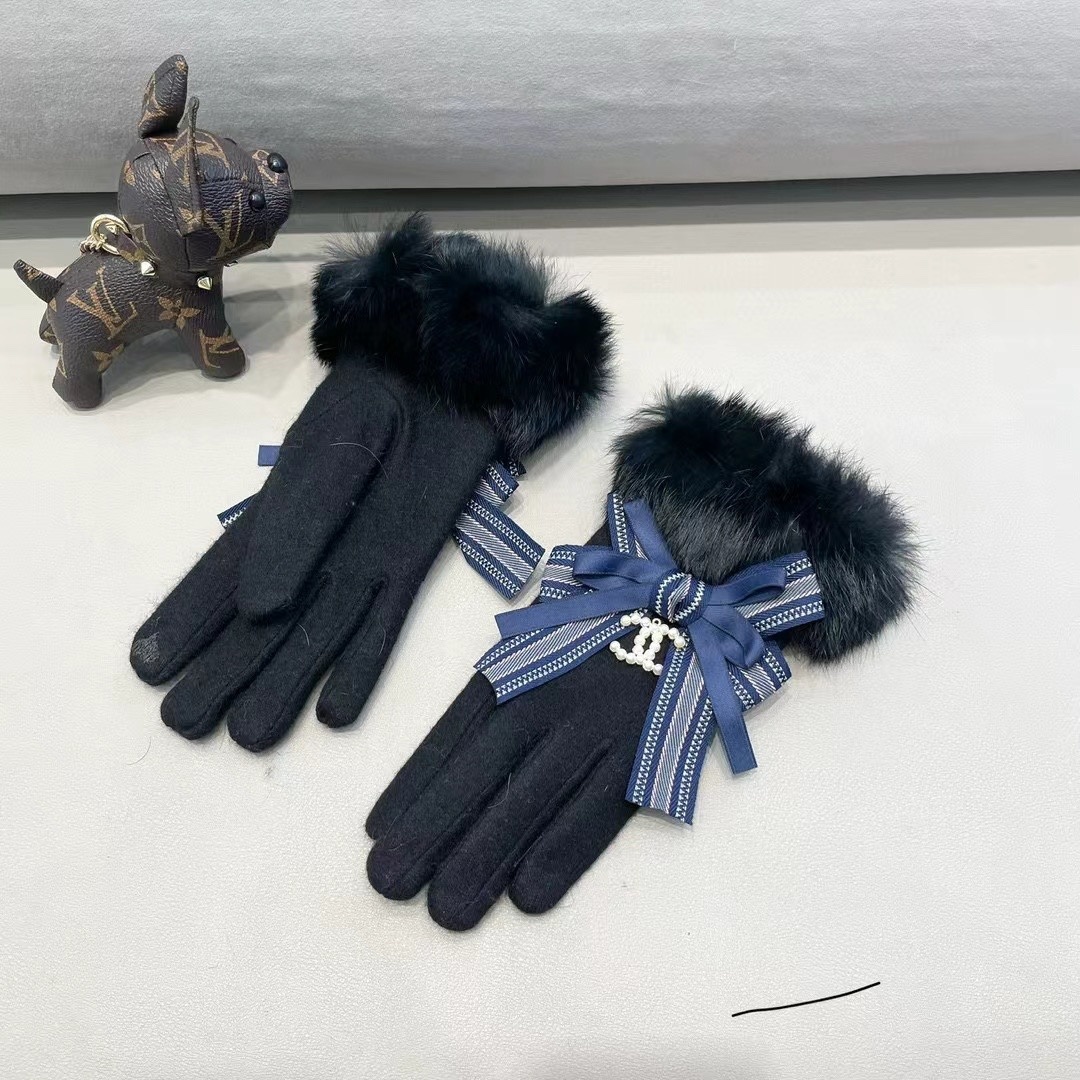 Cheap New Arrivals Chanel Gloves in 218619, $45 USD- [IB218619] - Replica Gloves