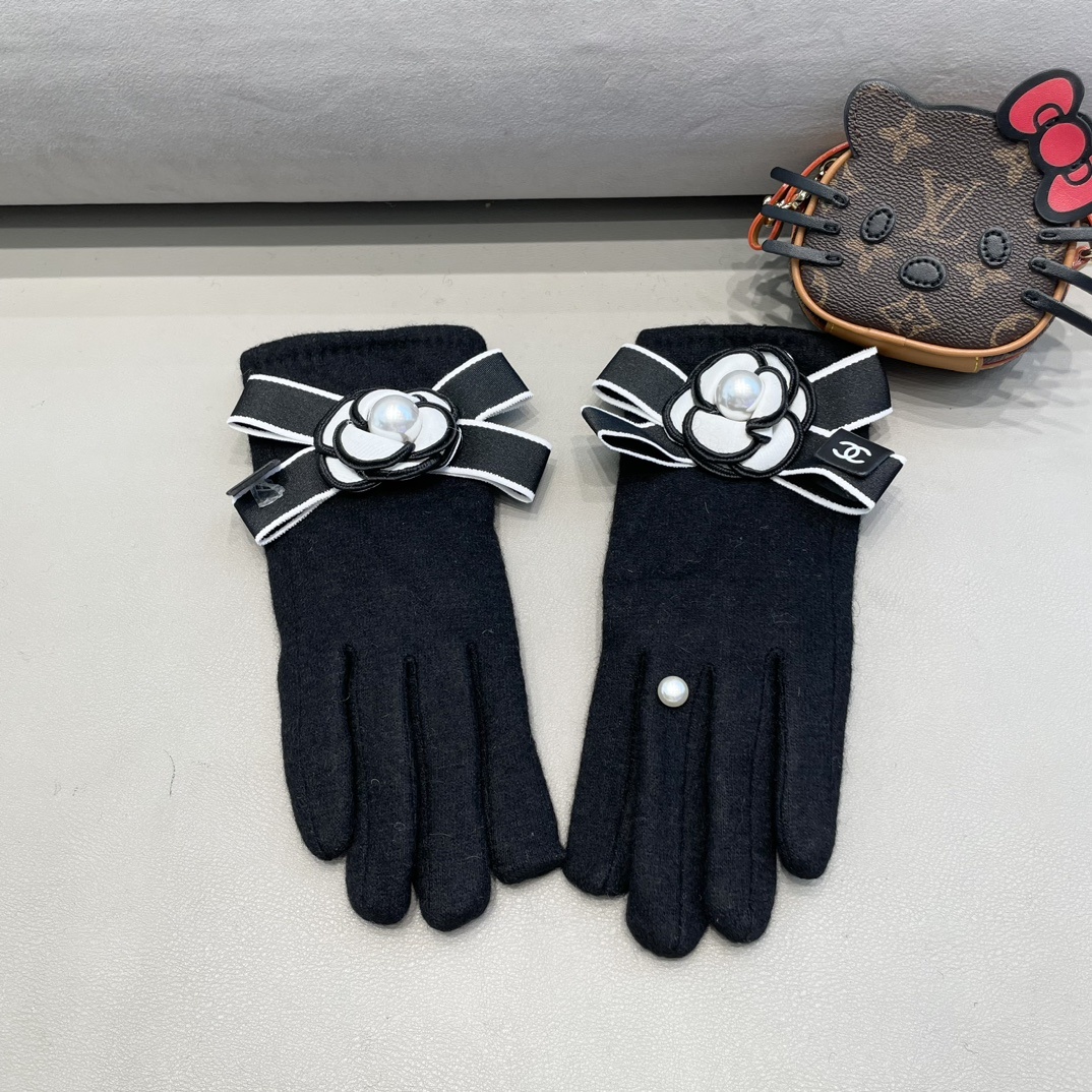 Cheap New Arrivals Chanel Gloves in 218620, $45 USD- [IB218620] - Replica Gloves