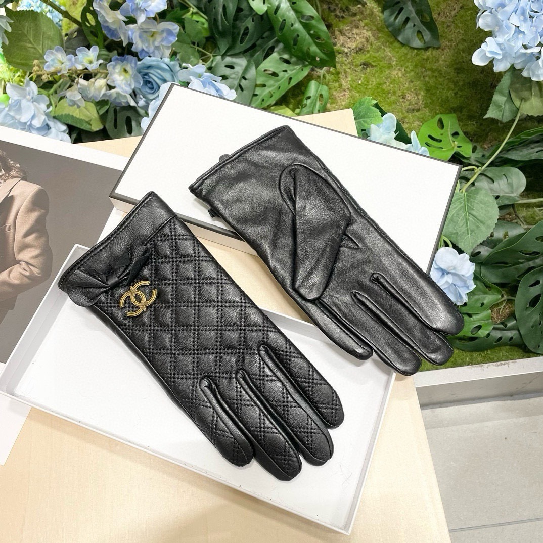 Cheap New Arrivals Chanel Gloves in 218621, $45 USD- [IB218621] - Replica Gloves