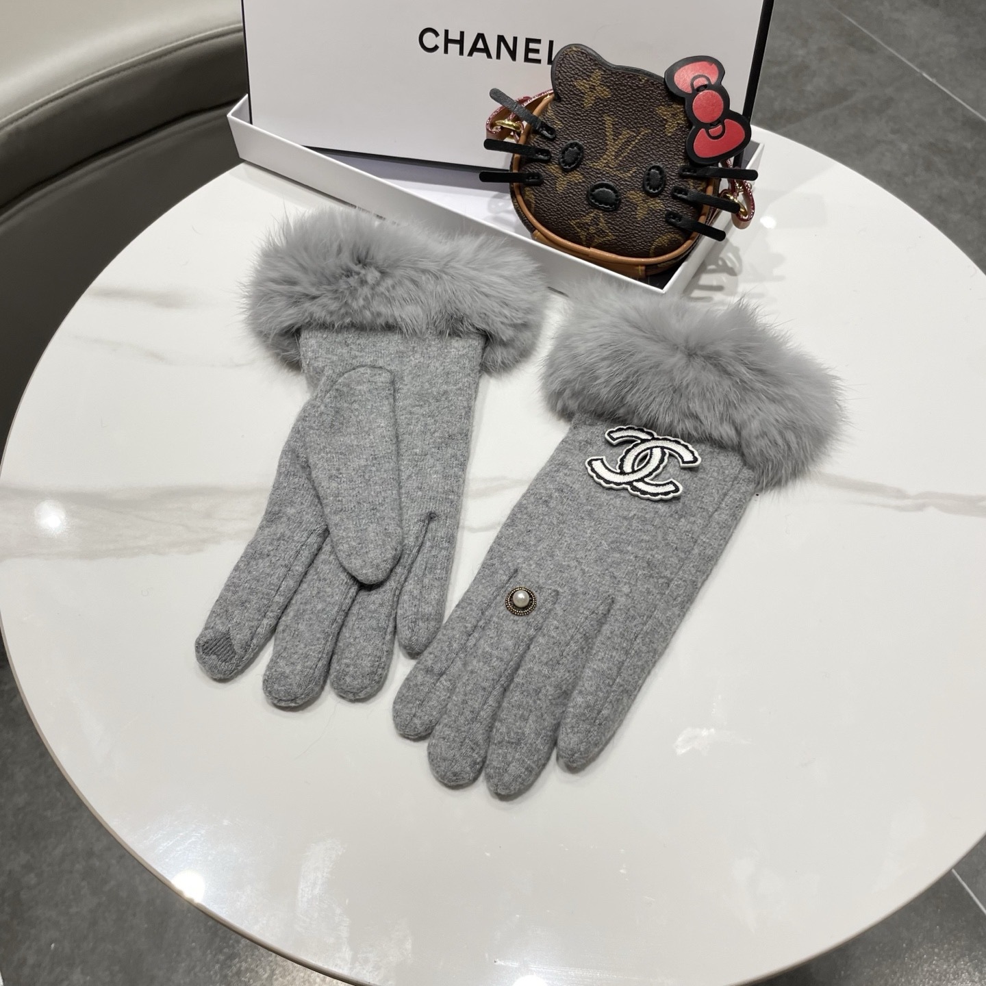 Cheap New Arrivals Chanel Gloves in 218625, $45 USD- [IB218625] - Replica Gloves