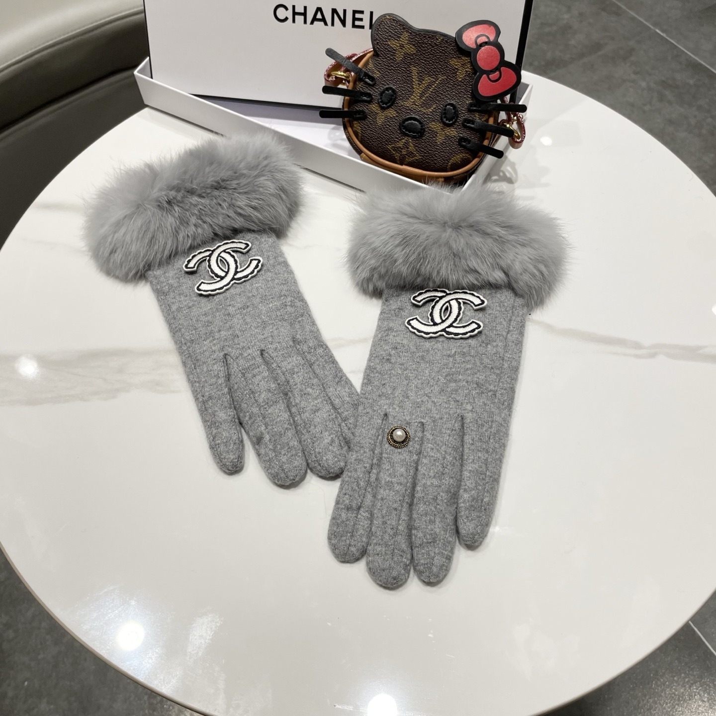 Cheap New Arrivals Chanel Gloves in 218625, $45 USD- [IB218625] - Replica Gloves
