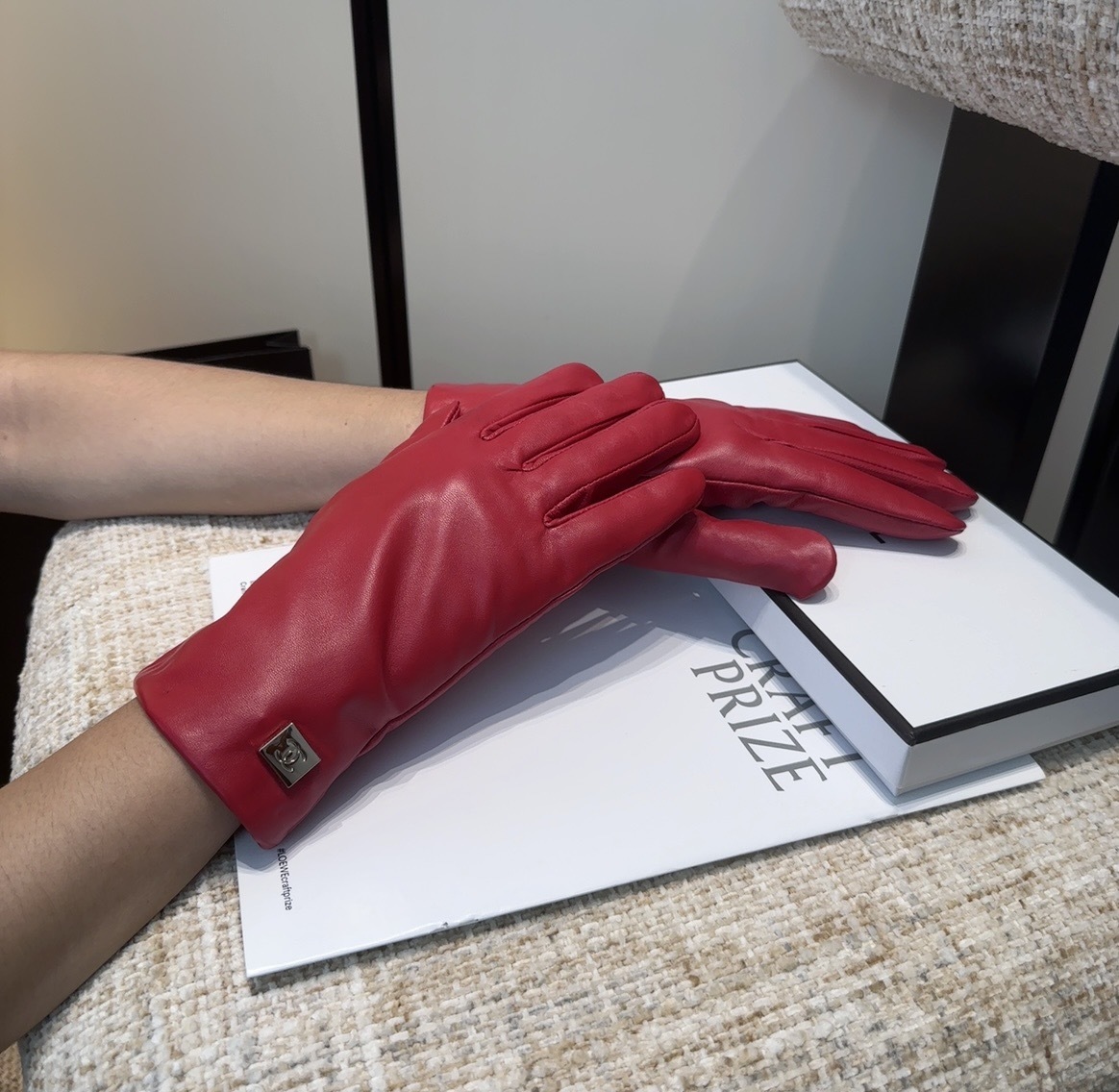 Cheap New Arrivals Chanel Gloves in 218640, $45 USD- [IB218640] - Replica Gloves