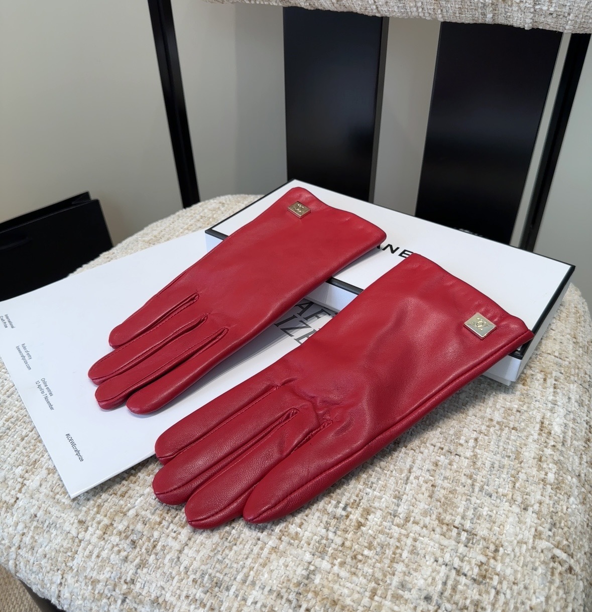Cheap New Arrivals Chanel Gloves in 218640, $45 USD- [IB218640] - Replica Gloves