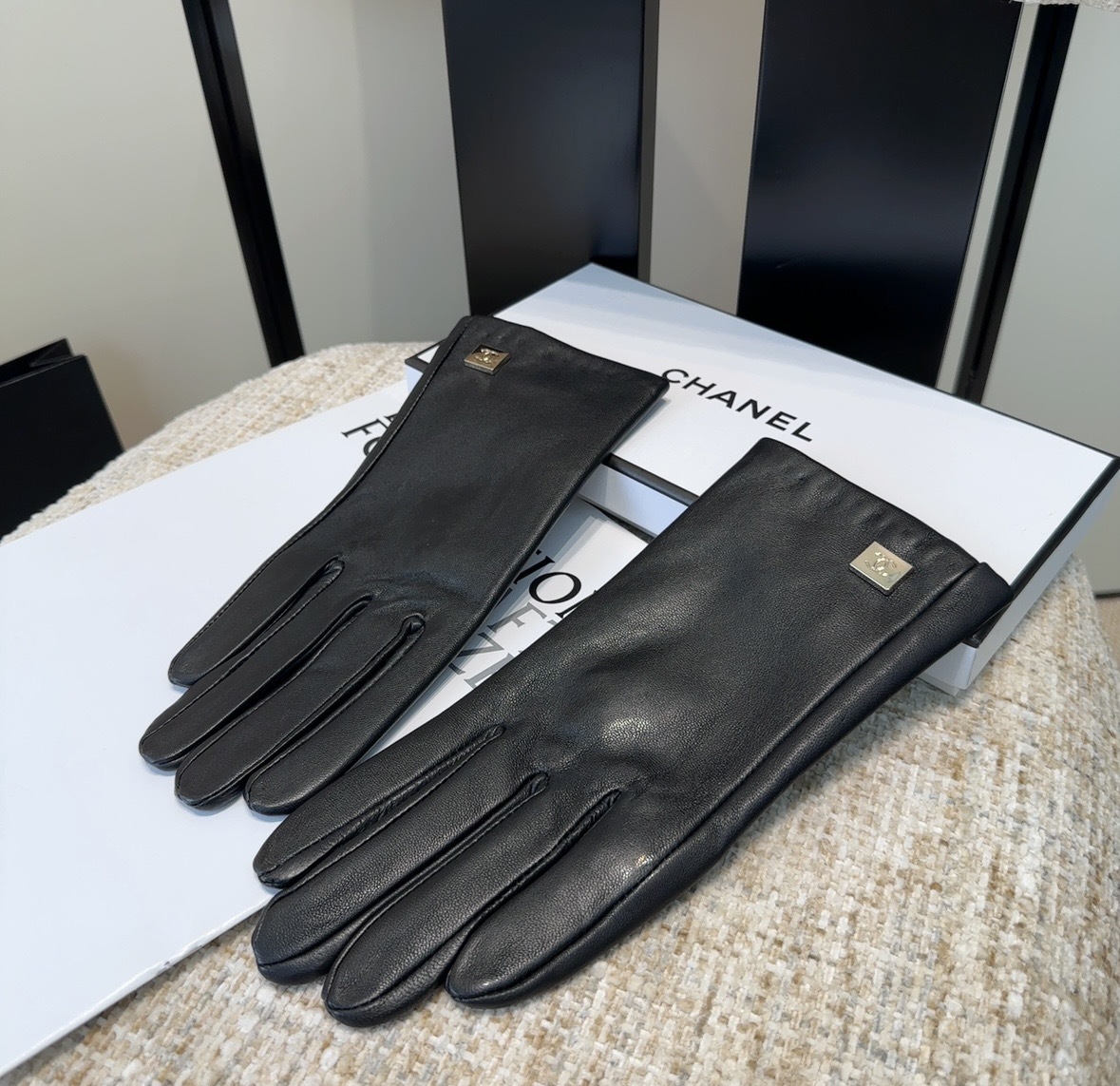 Cheap New Arrivals Chanel Gloves in 218641, $45 USD- [IB218641] - Replica Gloves