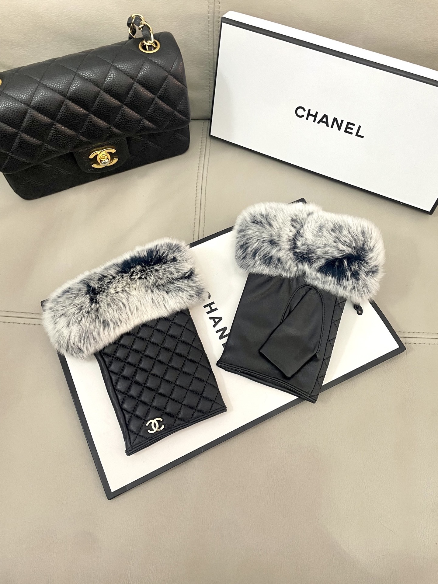 Cheap New Arrivals Chanel Gloves in 218643, $45 USD- [IB218643] - Replica Gloves