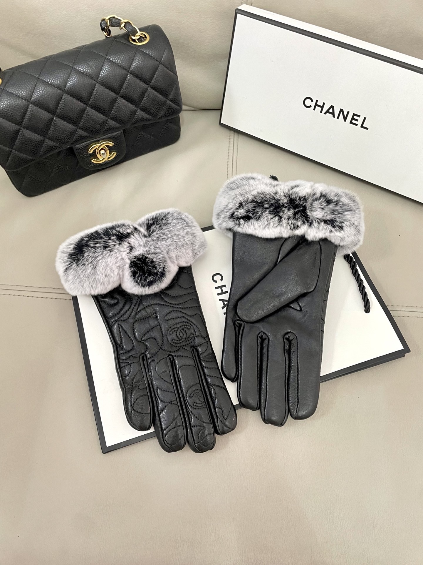 Cheap New Arrivals Chanel Gloves in 218647, $45 USD- [IB218647] - Replica Gloves