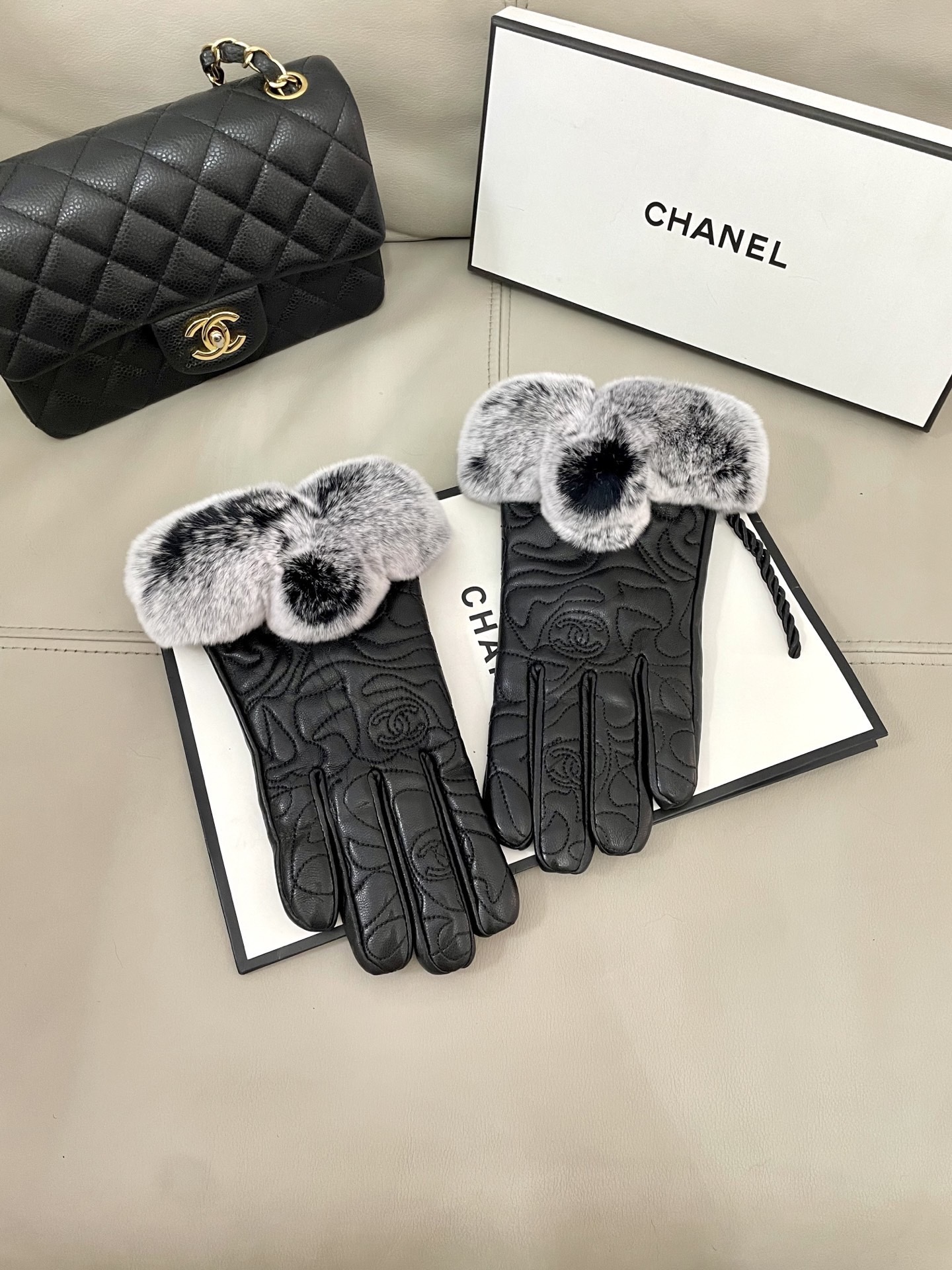 Cheap New Arrivals Chanel Gloves in 218647, $45 USD- [IB218647] - Replica Gloves