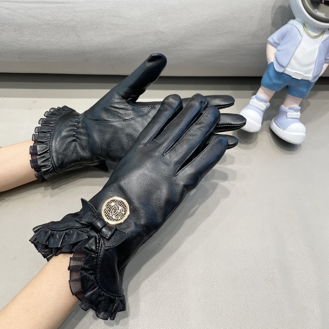 Cheap New Arrivals Chanel Gloves in 218648, $45 USD- [IB218648] - Replica Gloves