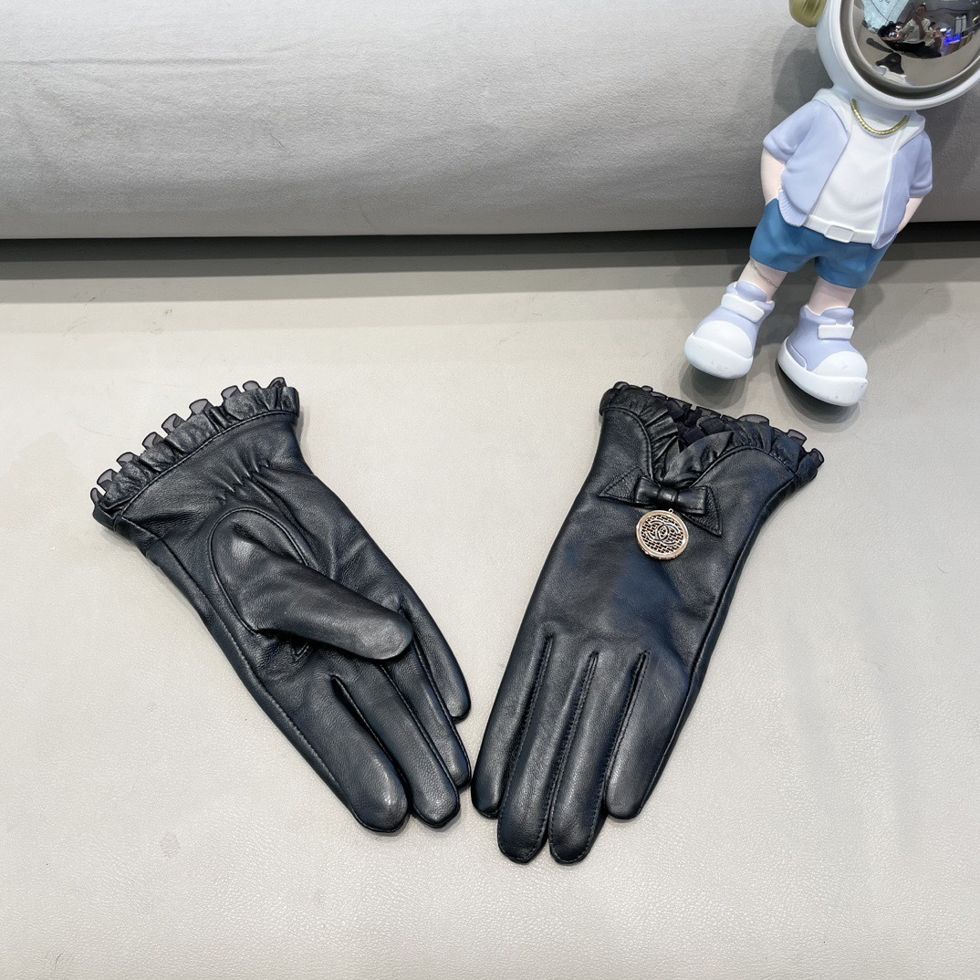 Cheap New Arrivals Chanel Gloves in 218648, $45 USD- [IB218648] - Replica Gloves
