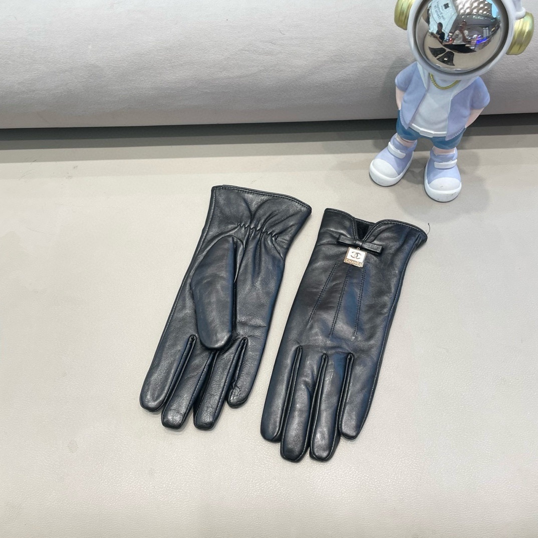 Cheap New Arrivals Chanel Gloves in 218650, $45 USD- [IB218650] - Replica Gloves