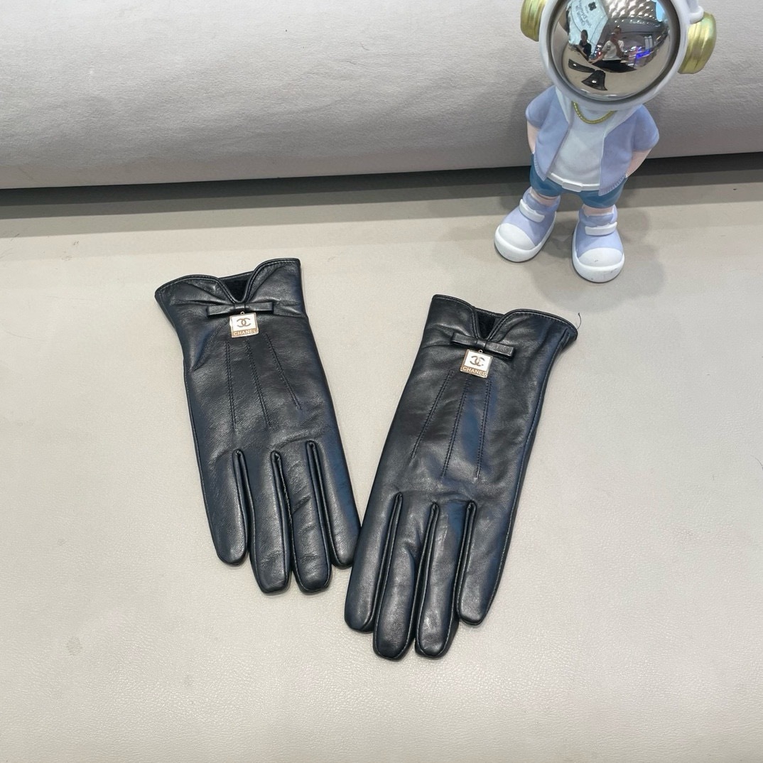 Cheap New Arrivals Chanel Gloves in 218650, $45 USD- [IB218650] - Replica Gloves
