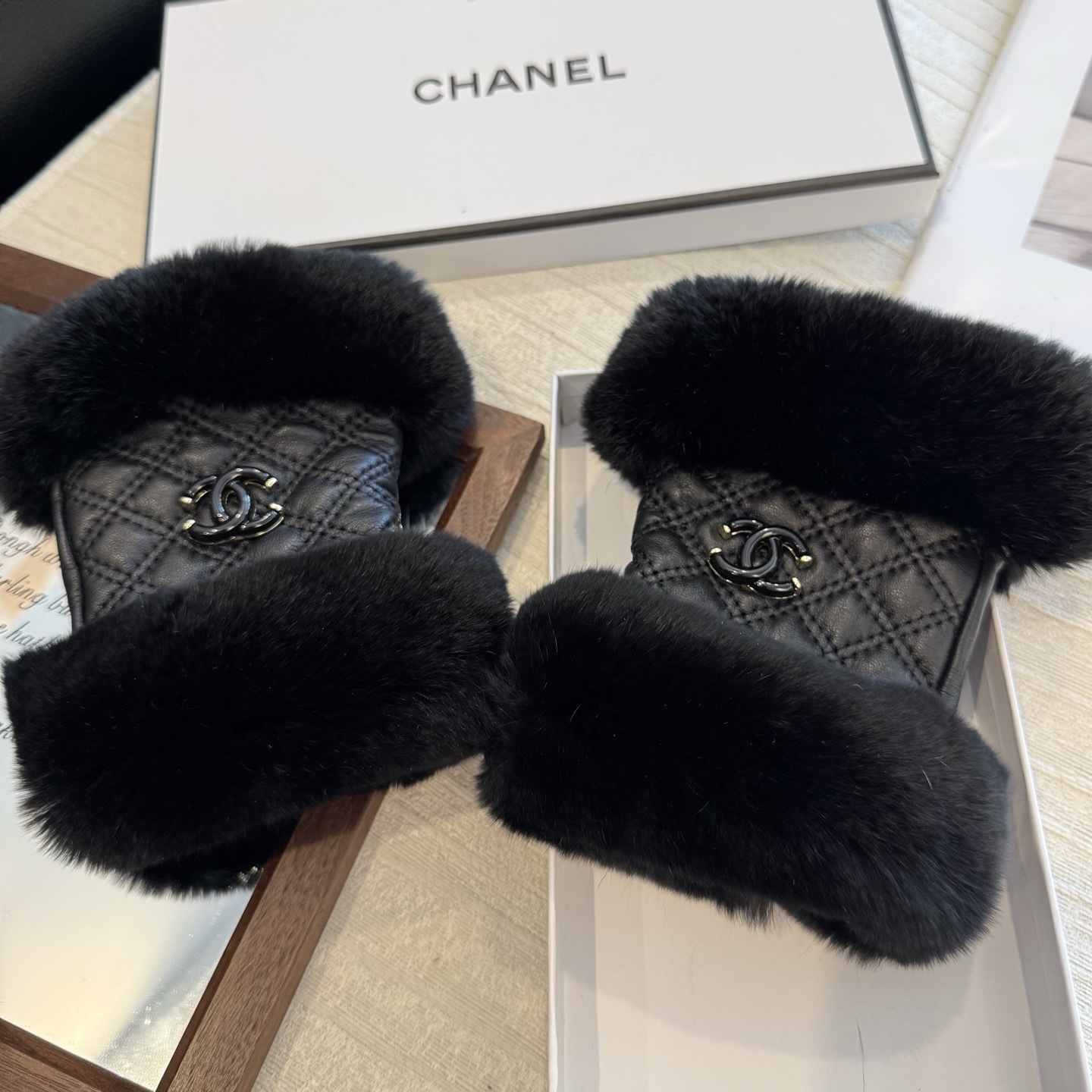 Cheap New Arrivals Chanel Gloves in 218656, $45 USD- [IB218656] - Replica Gloves