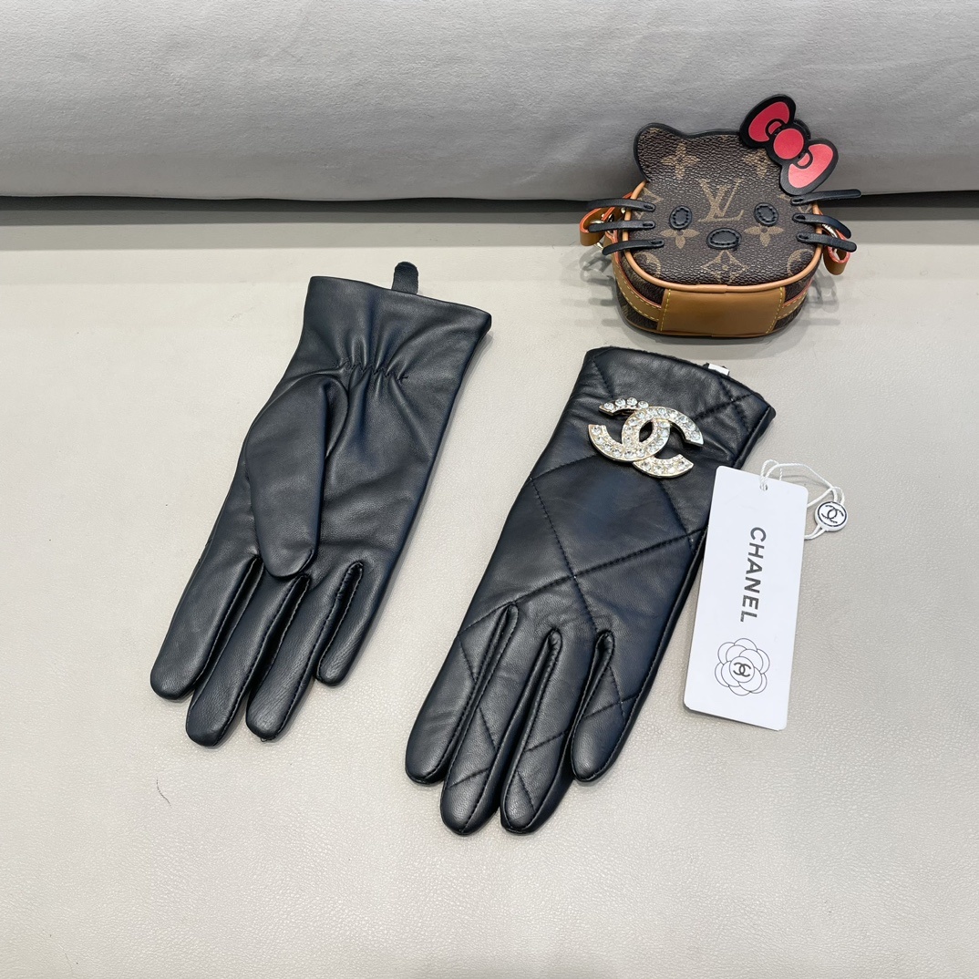 Cheap New Arrivals Chanel Gloves in 218657, $45 USD- [IB218657] - Replica Gloves