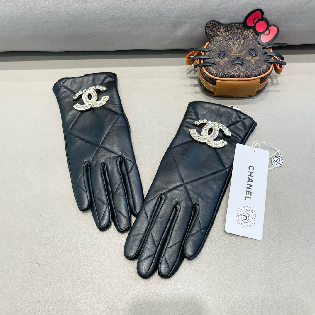 Cheap New Arrivals Chanel Gloves in 218657, $45 USD- [IB218657] - Replica Gloves