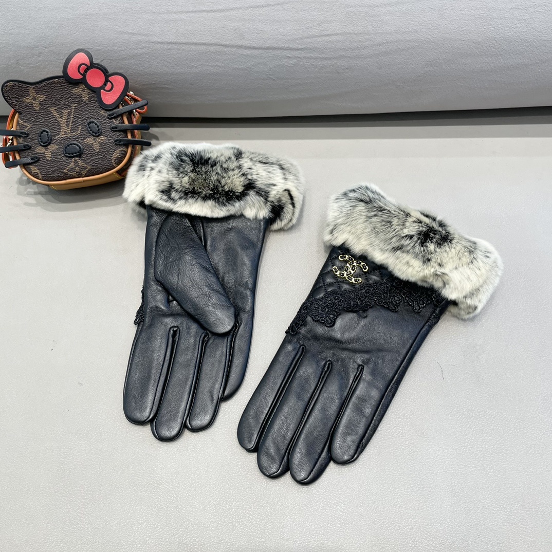 Cheap New Arrivals Chanel Gloves in 218660, $45 USD- [IB218660] - Replica Gloves