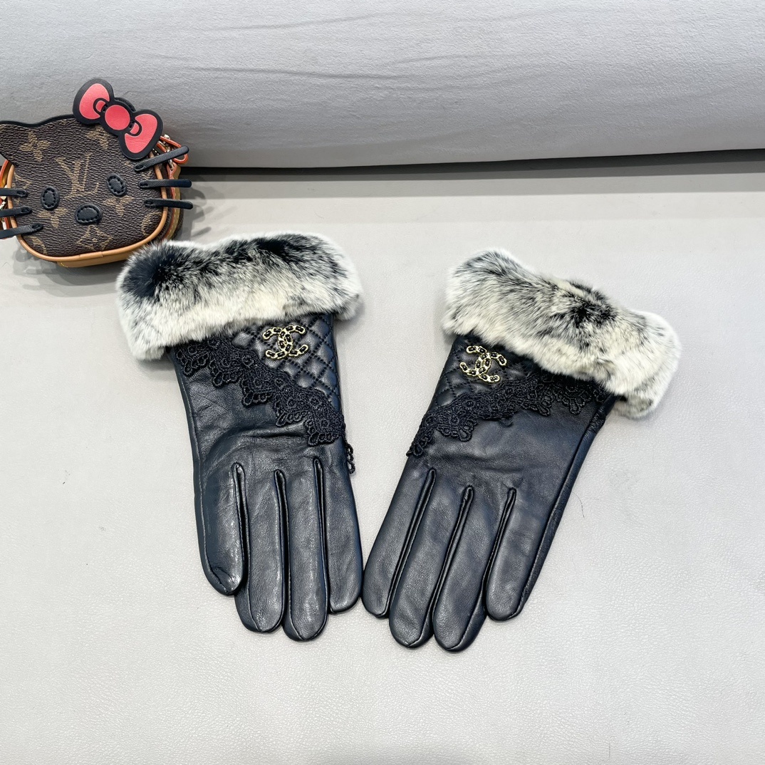 Cheap New Arrivals Chanel Gloves in 218660, $45 USD- [IB218660] - Replica Gloves