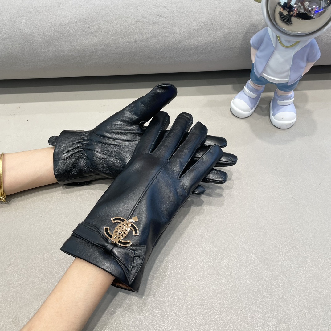 Cheap New Arrivals Chanel Gloves in 218663, $45 USD- [IB218663] - Replica Gloves