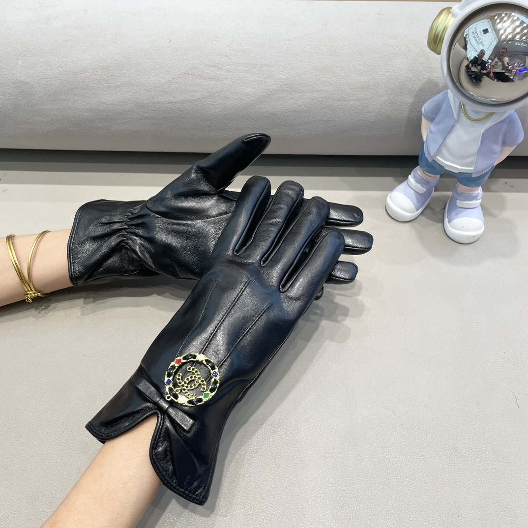 Cheap New Arrivals Chanel Gloves in 218664, $45 USD- [IB218664] - Replica Gloves