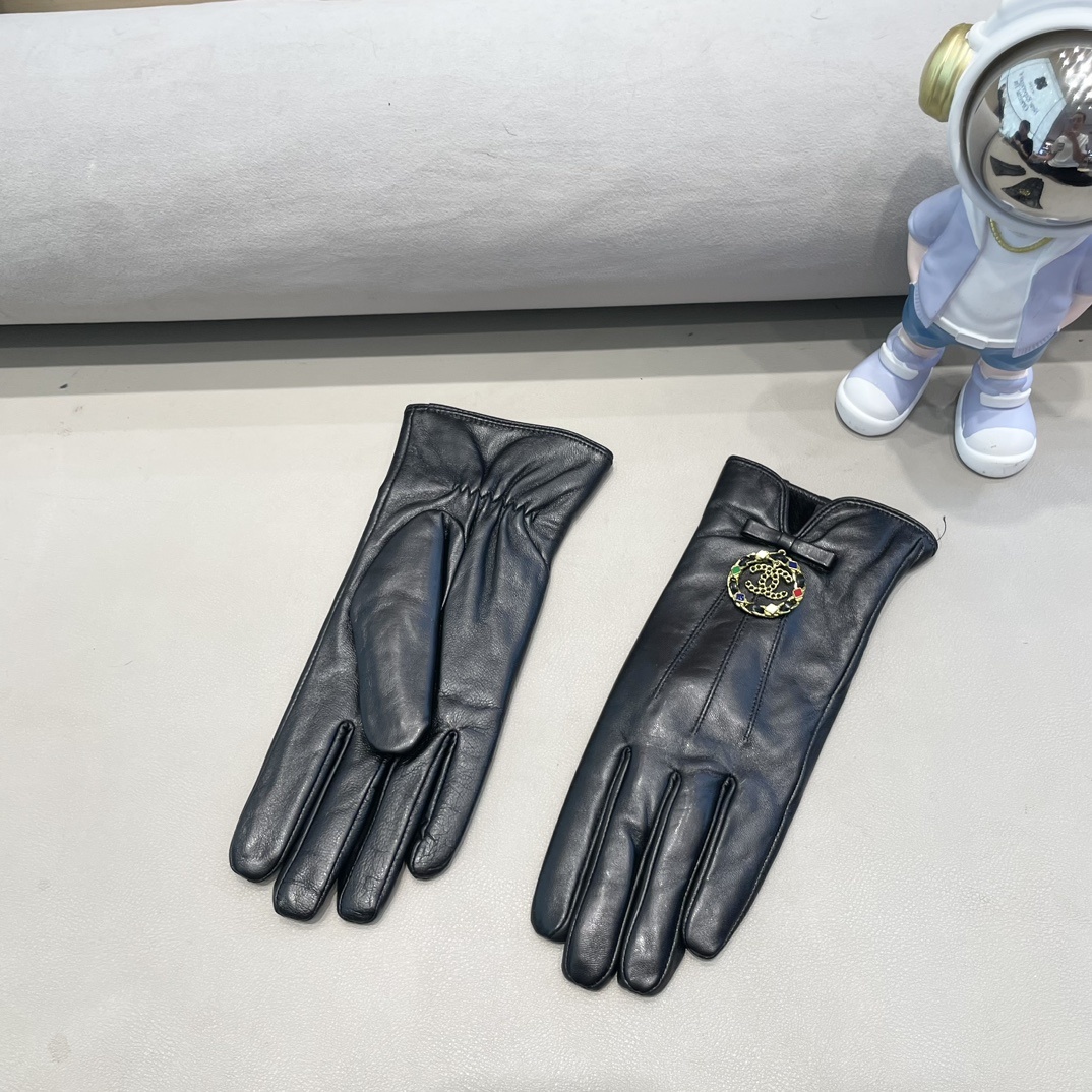 Cheap New Arrivals Chanel Gloves in 218664, $45 USD- [IB218664] - Replica Gloves