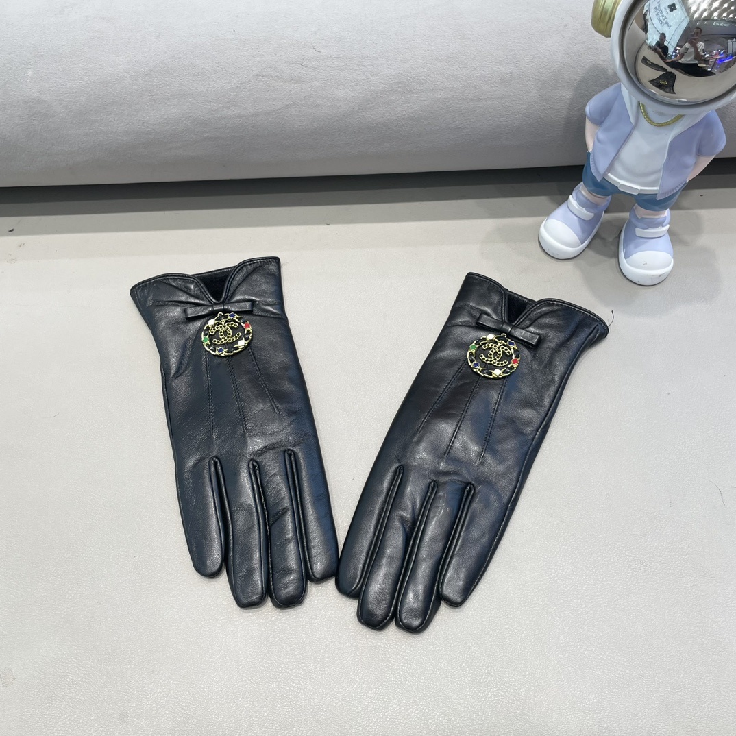 Cheap New Arrivals Chanel Gloves in 218664, $45 USD- [IB218664] - Replica Gloves