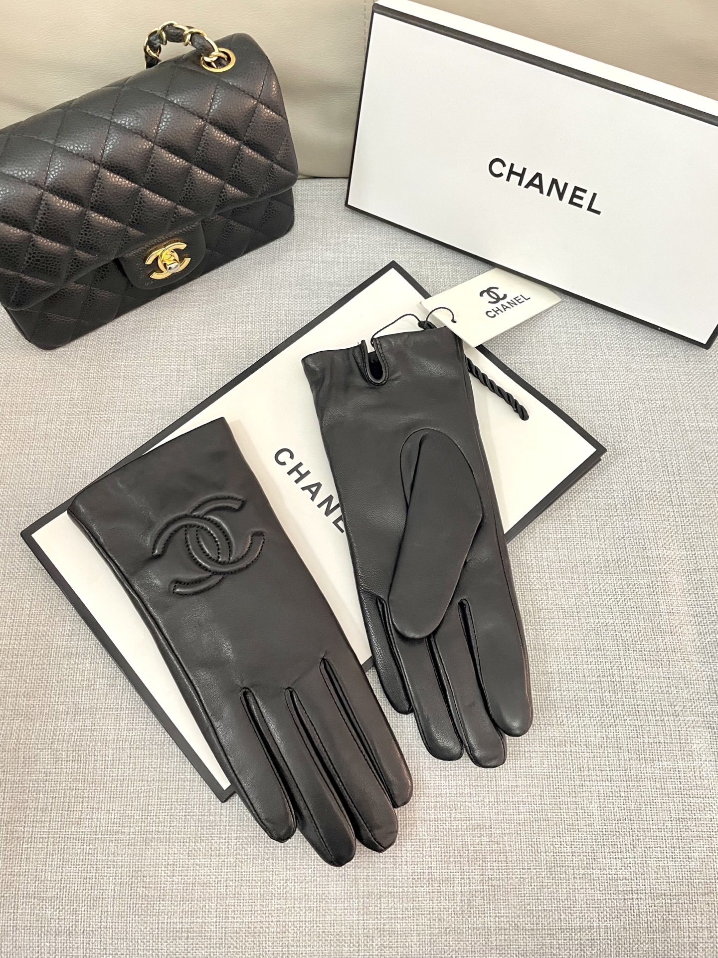 Cheap New Arrivals Chanel Gloves in 218665, $45 USD- [IB218665] - Replica Gloves