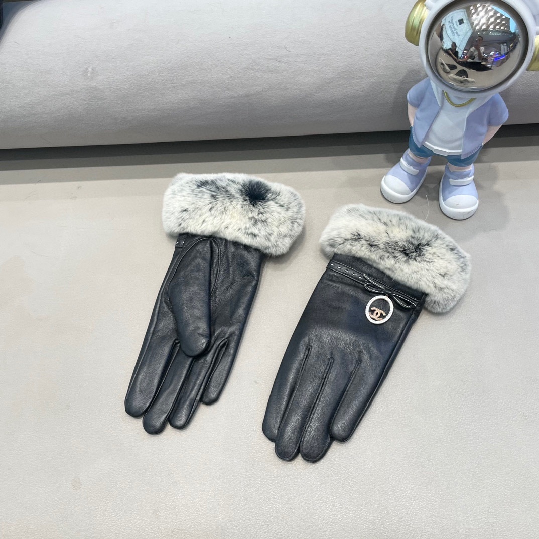 Cheap New Arrivals Chanel Gloves in 218669, $45 USD- [IB218669] - Replica Gloves