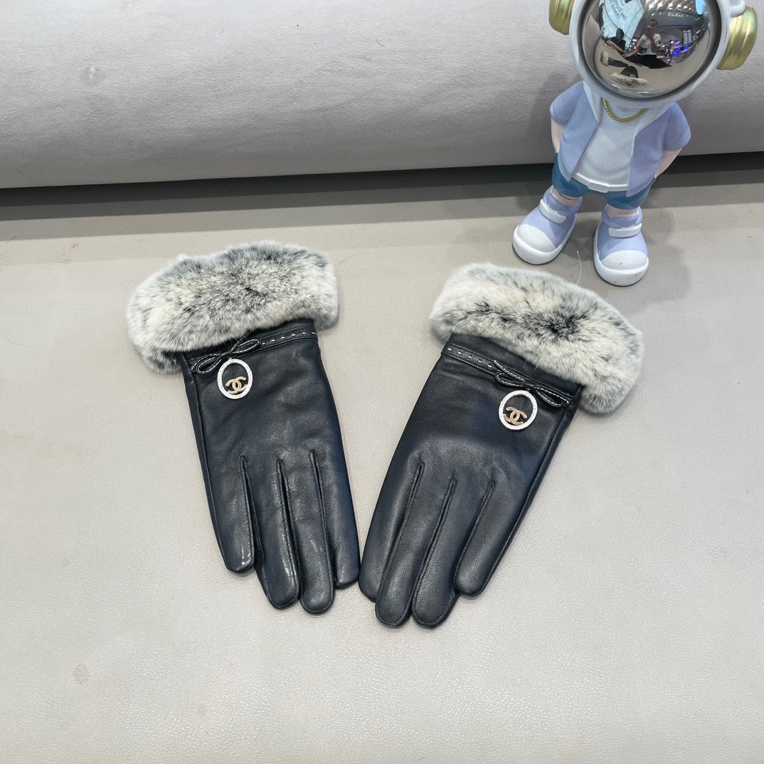 Cheap New Arrivals Chanel Gloves in 218669, $45 USD- [IB218669] - Replica Gloves