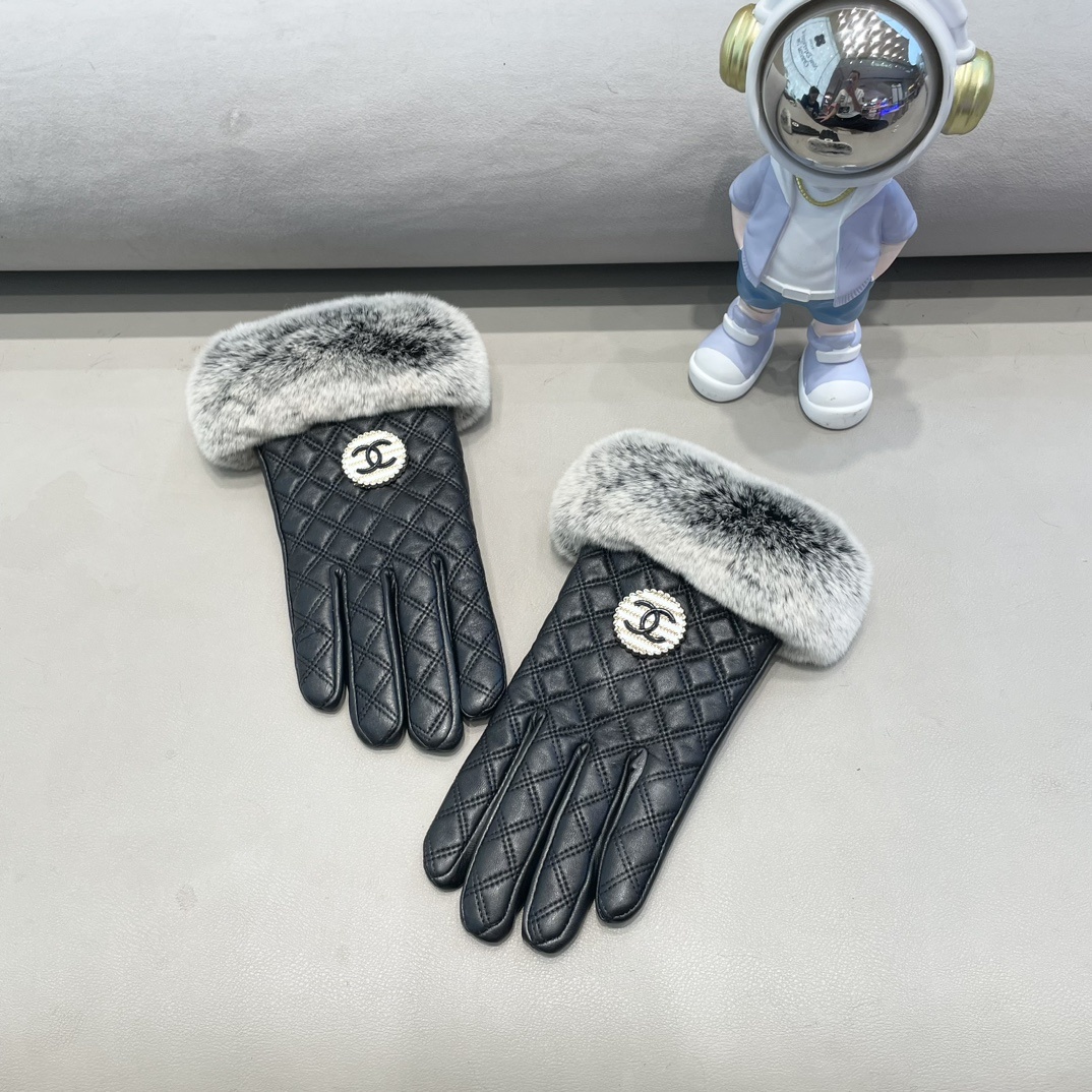 Cheap New Arrivals Chanel Gloves in 218670, $45 USD- [IB218670] - Replica Gloves