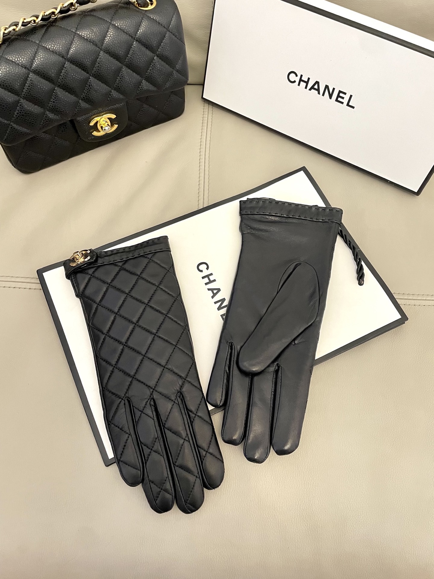 Cheap New Arrivals Chanel Gloves in 218672, $45 USD- [IB218672] - Replica Gloves