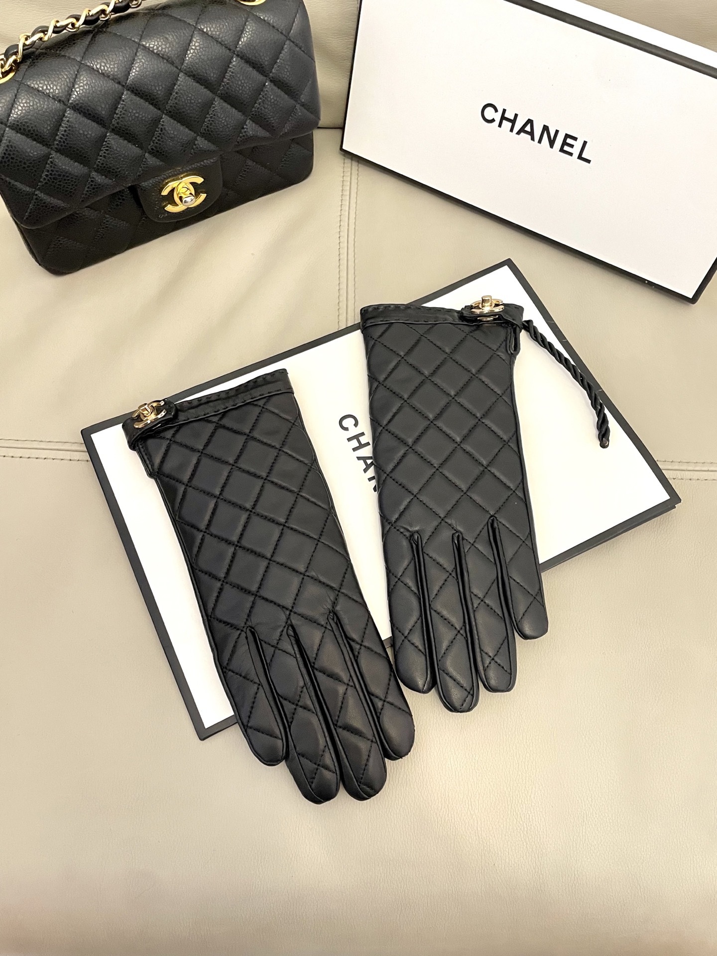 Cheap New Arrivals Chanel Gloves in 218672, $45 USD- [IB218672] - Replica Gloves