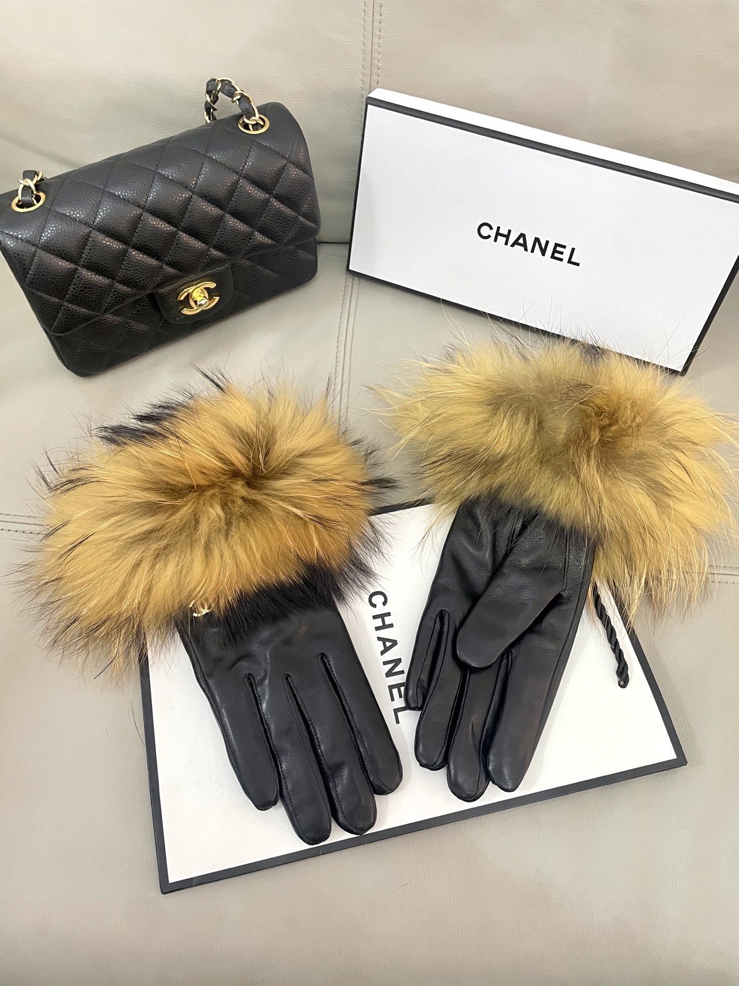 Cheap New Arrivals Chanel Gloves in 218673, $45 USD- [IB218673] - Replica Gloves