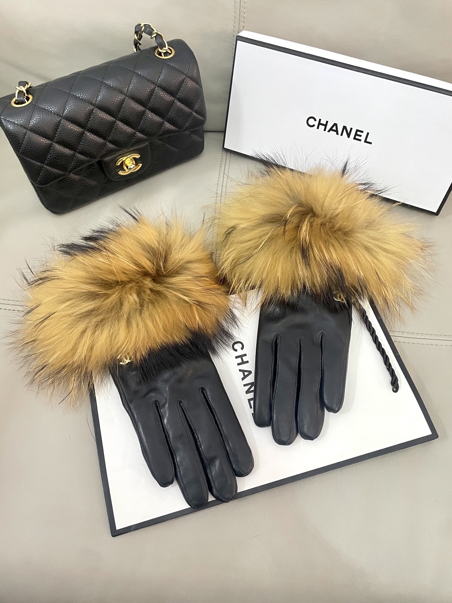 Cheap New Arrivals Chanel Gloves in 218673, $45 USD- [IB218673] - Replica Gloves