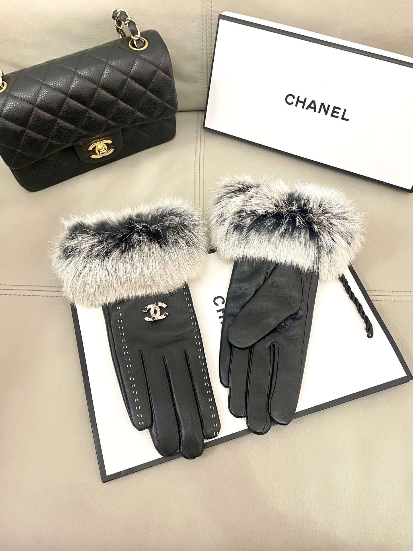 Cheap New Arrivals Chanel Gloves in 218674, $45 USD- [IB218674] - Replica Gloves