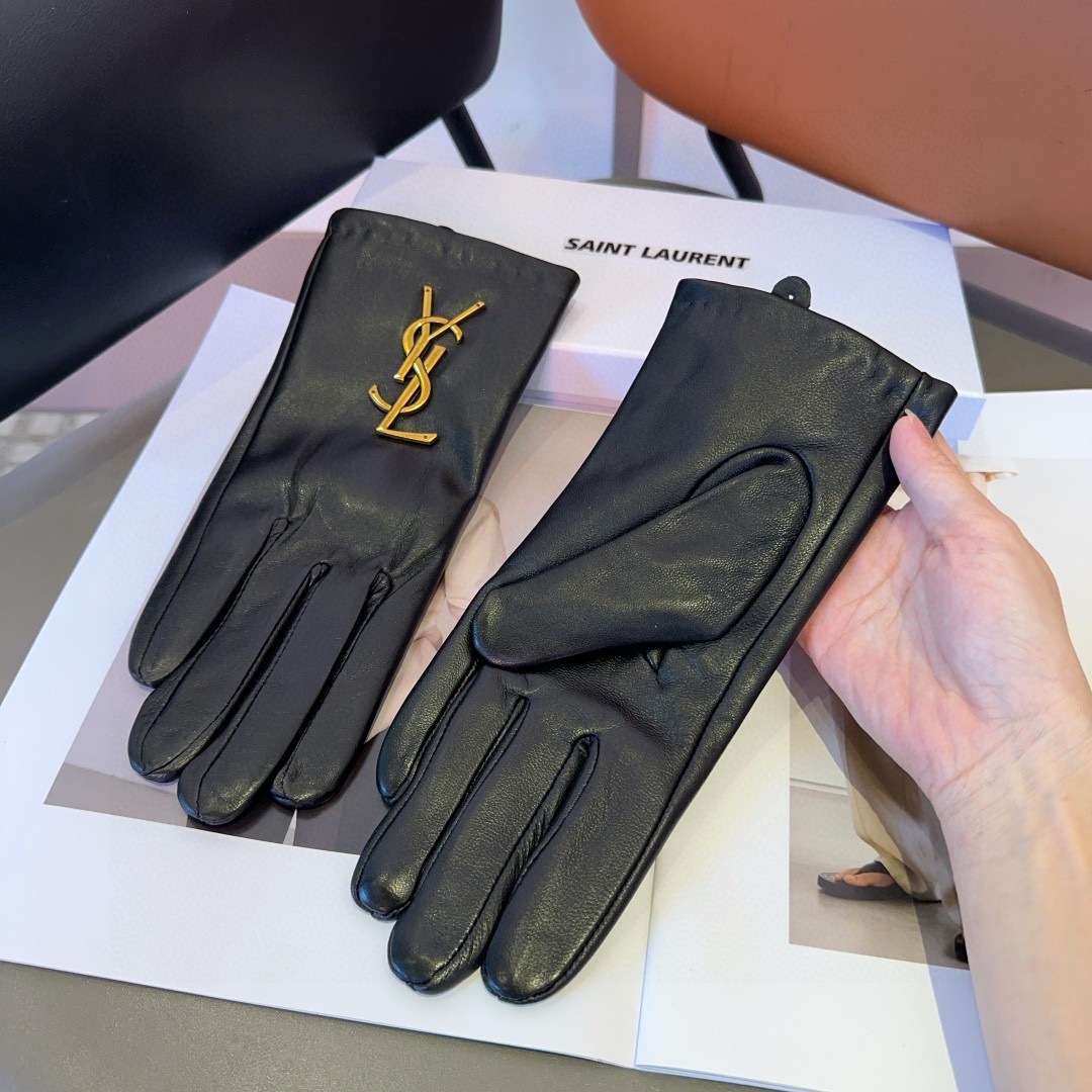 Cheap New Arrivals YSL Gloves in 218675, $45 USD- [IB218675] - Replica Gloves