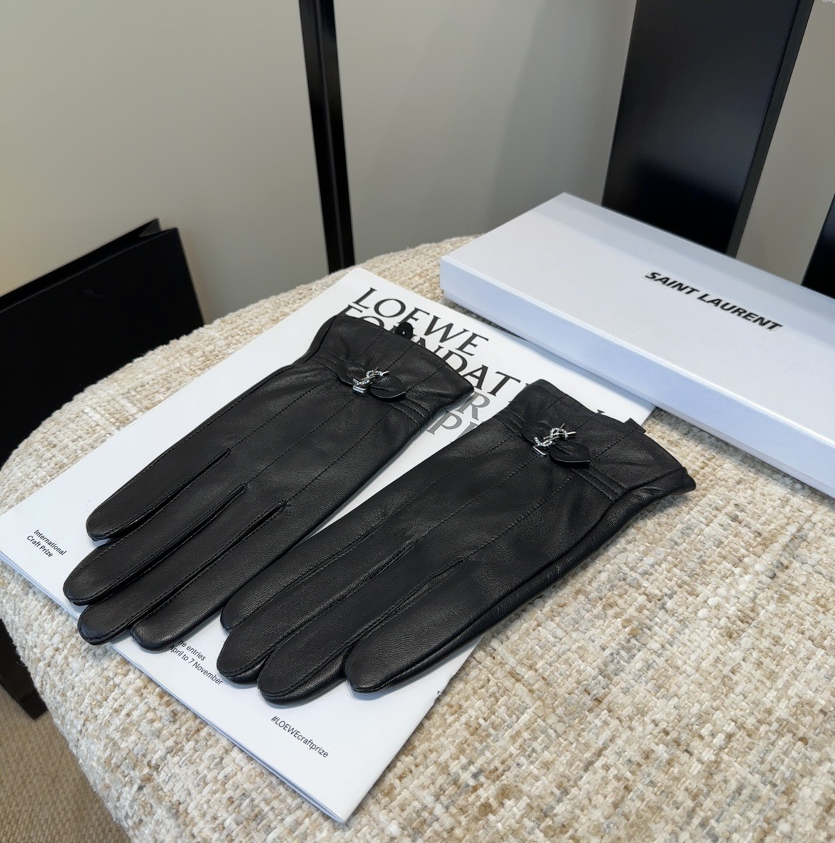 Cheap New Arrivals YSL Gloves in 218676, $45 USD- [IB218676] - Replica Gloves