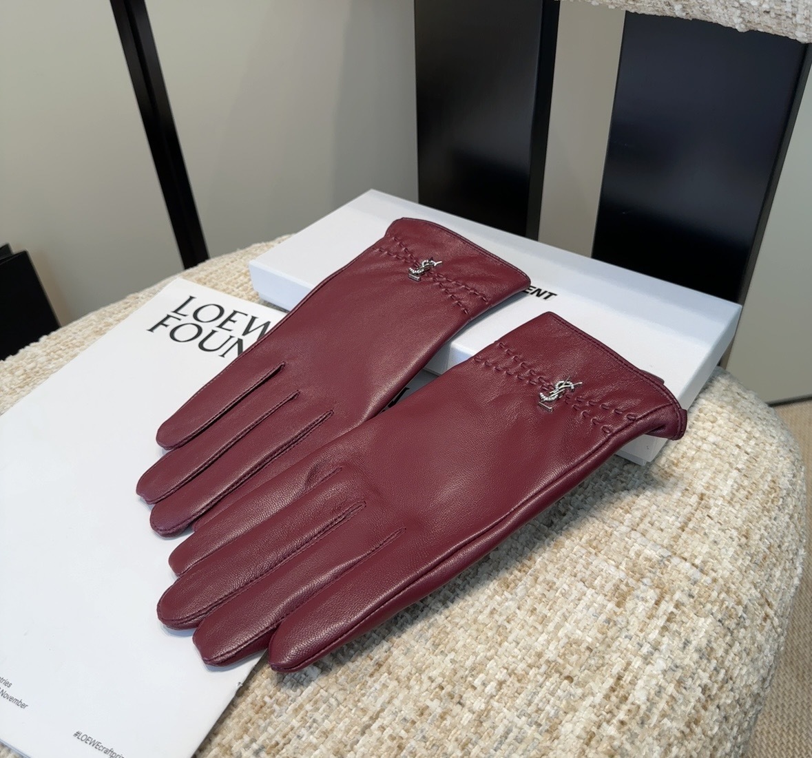 Cheap New Arrivals YSL Gloves in 218678, $45 USD- [IB218678] - Replica Gloves