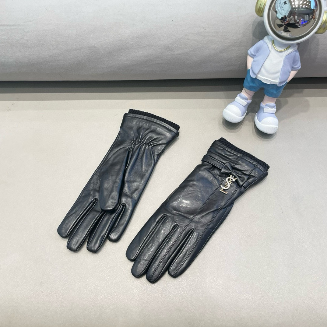 Cheap New Arrivals YSL Gloves in 218679, $45 USD- [IB218679] - Replica Gloves
