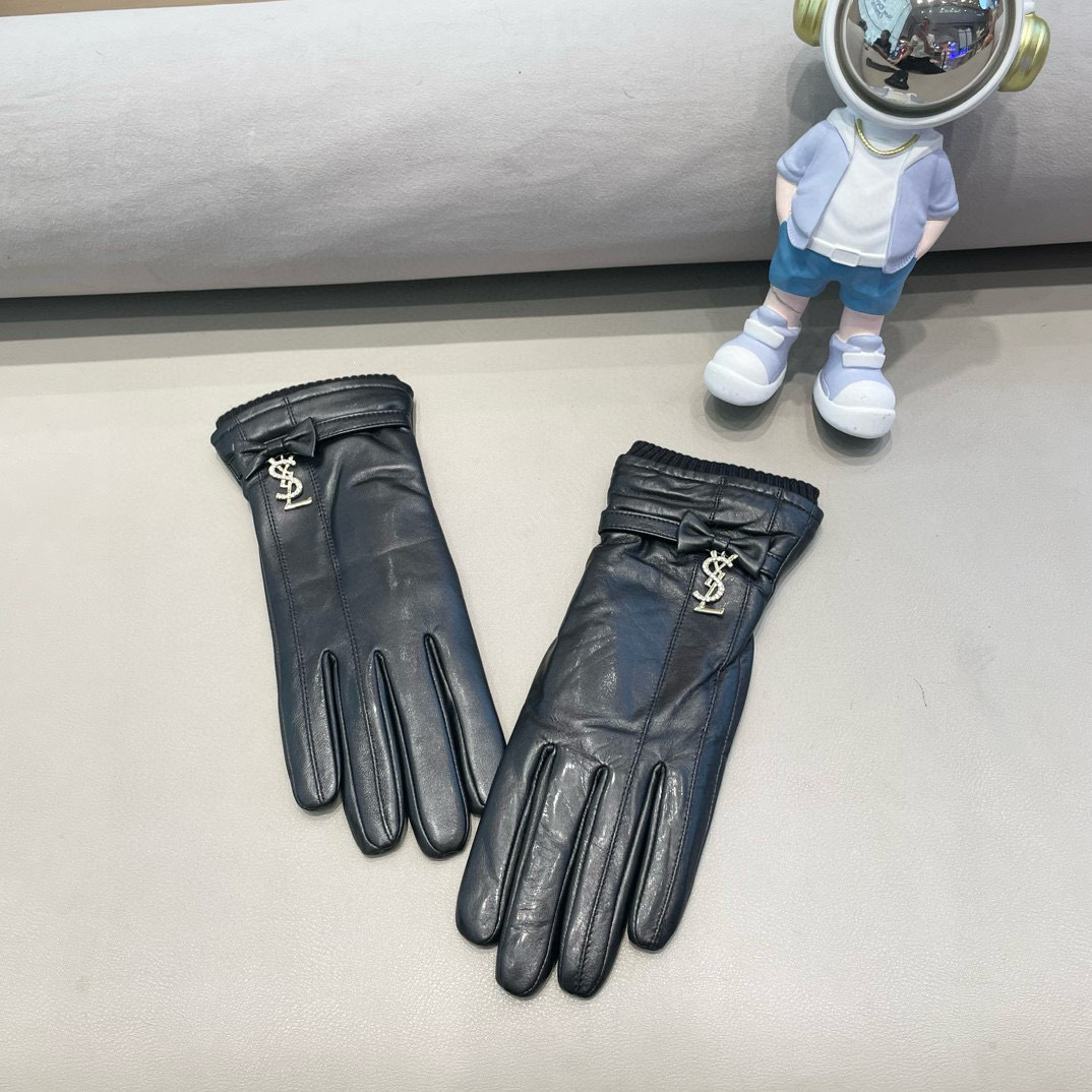 Cheap New Arrivals YSL Gloves in 218679, $45 USD- [IB218679] - Replica Gloves