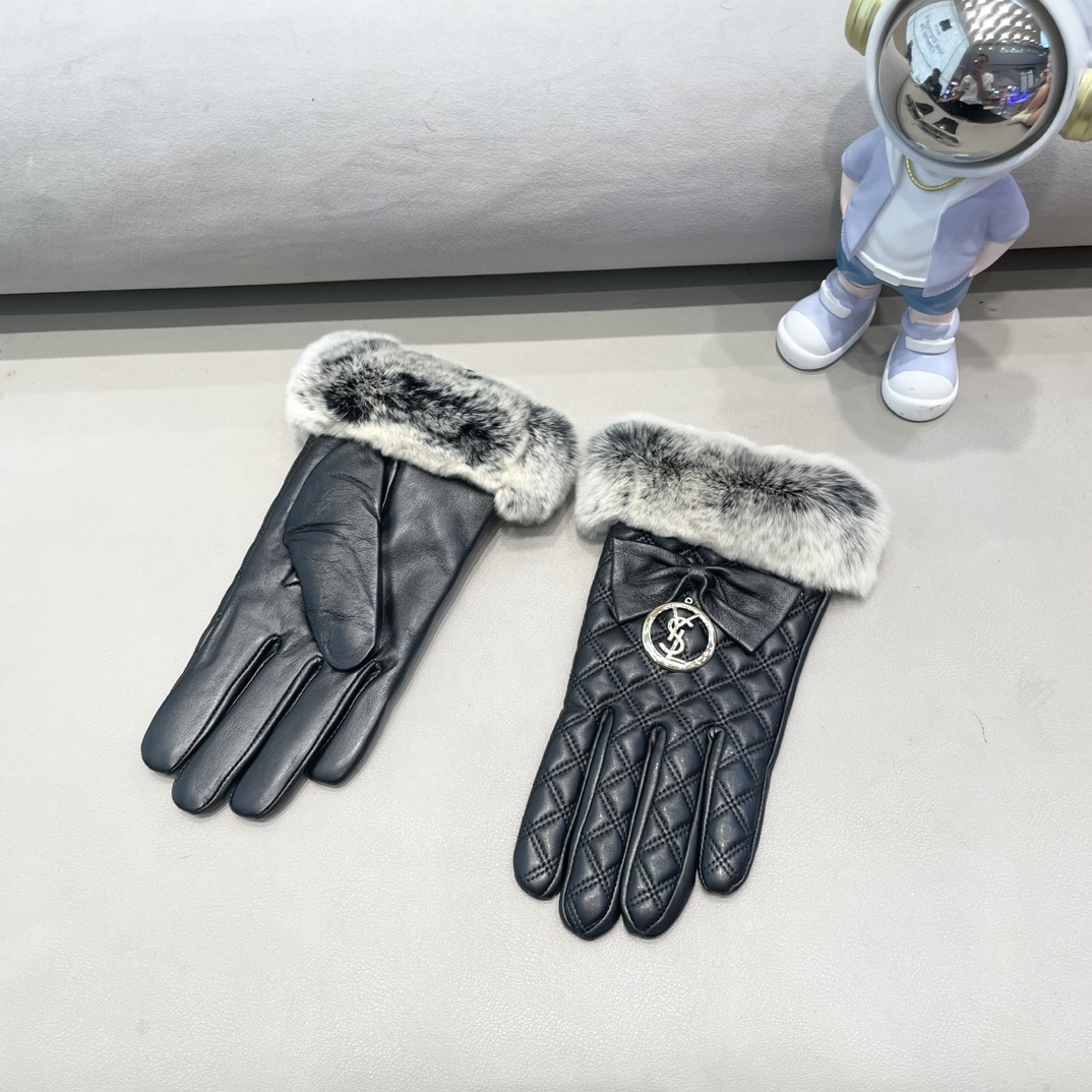 Cheap New Arrivals YSL Gloves in 218680, $45 USD- [IB218680] - Replica Gloves