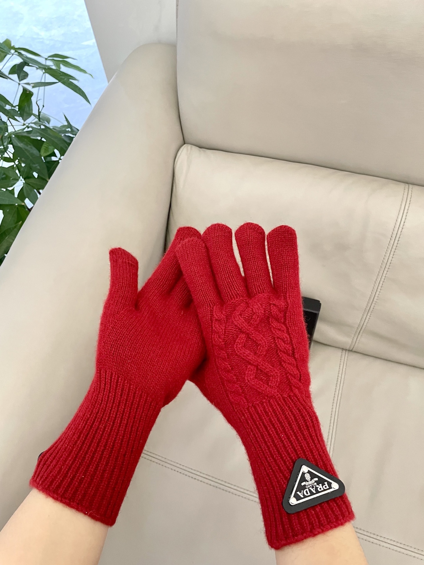 Cheap New Arrivals Prada Gloves in 218684, $40 USD- [IB218684] - Replica Gloves