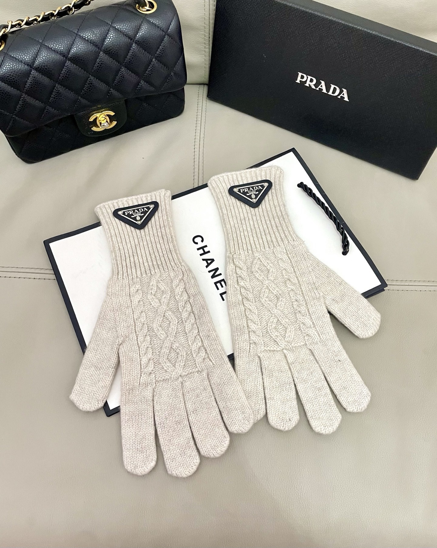 Cheap New Arrivals Prada Gloves in 218685, $40 USD- [IB218685] - Replica Gloves