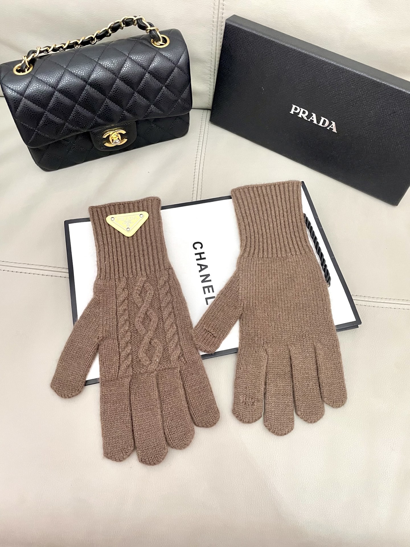Cheap New Arrivals Prada Gloves in 218686, $40 USD- [IB218686] - Replica Gloves