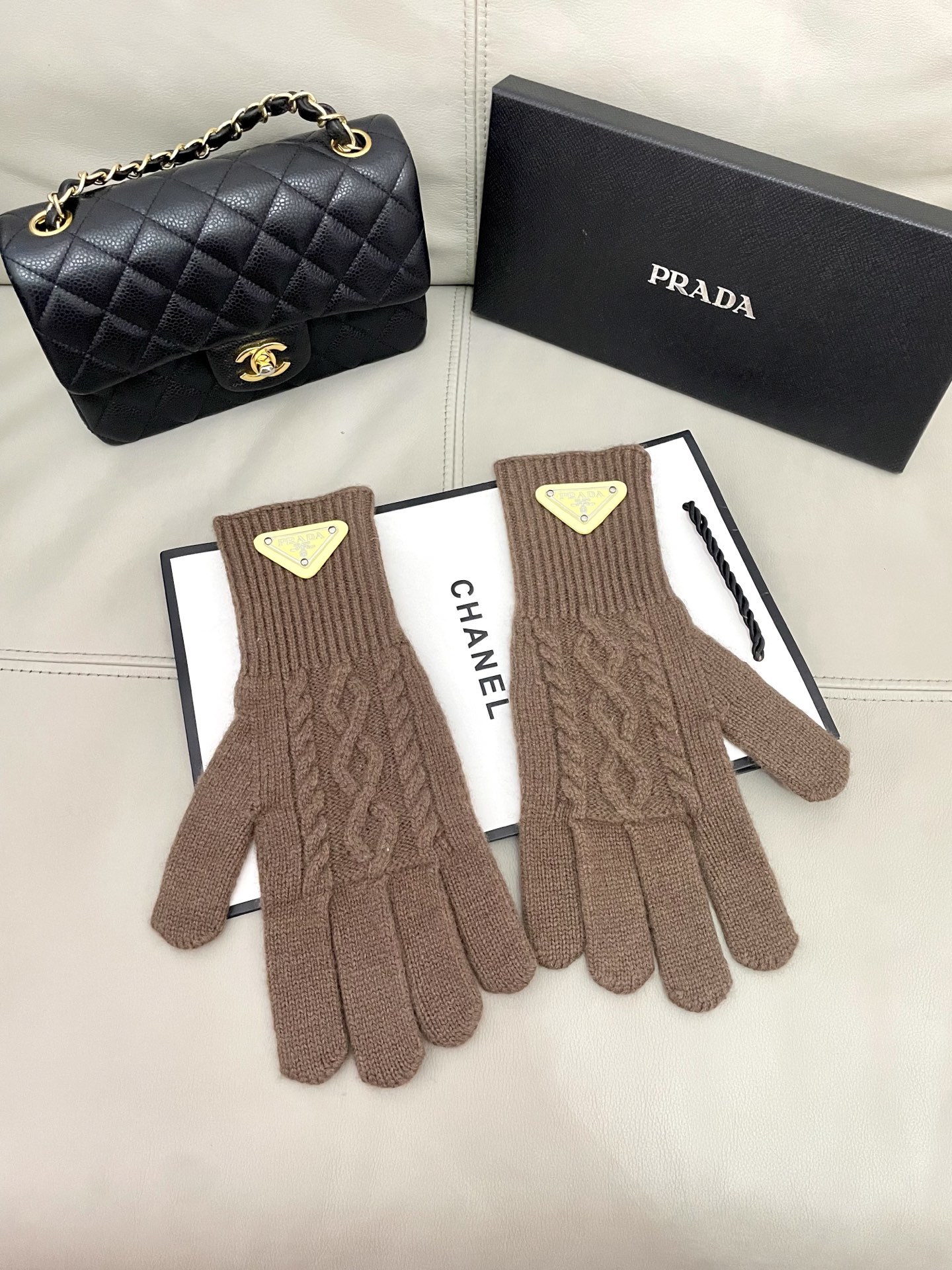 Cheap New Arrivals Prada Gloves in 218686, $40 USD- [IB218686] - Replica Gloves